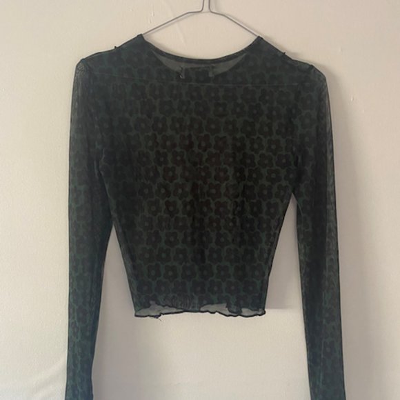 Mesh Long Sleeve Top - Picture 2 of 3